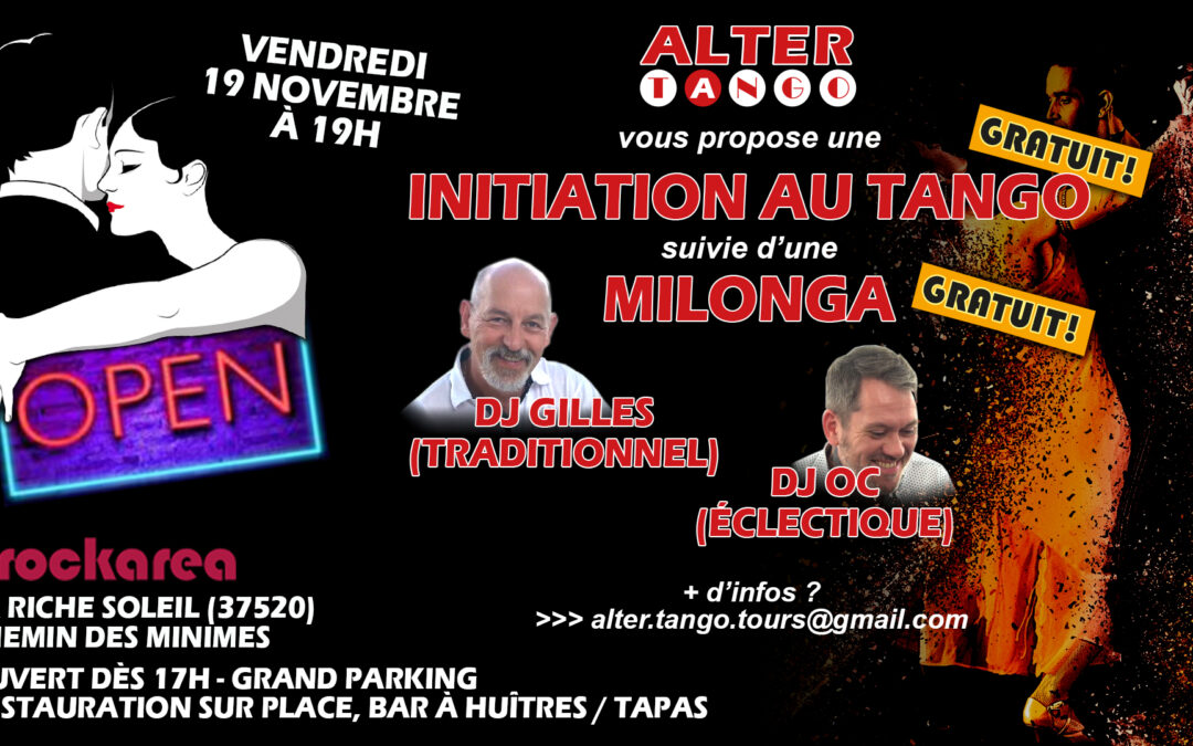 MILONGA du 19 novembre 2021